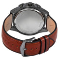 Fossil Garrett Chronograph Grey Dial Brown Leather Strap Watch for Men - FS5770