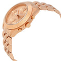 Marc Jacobs Peeker Chronograph Rose Gold Dial Stainless Steel Strap Watch for Women - MBM3394