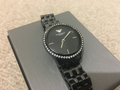 Emporio Armani Ceramica Black Dial with Crystals Black Ceramic Strap Watch For Women - AR1478