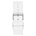 Guess Venus Diamonds White Dial White Rubber Strap Watch for Women - GW0118L3