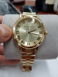 Michael Kors Norie Gold Dial Gold Steel Strap Watch for Women - MK3560