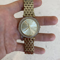 Michael Kors Darci Gold Dial Gold Steel Strap Watch for Women - MK4325