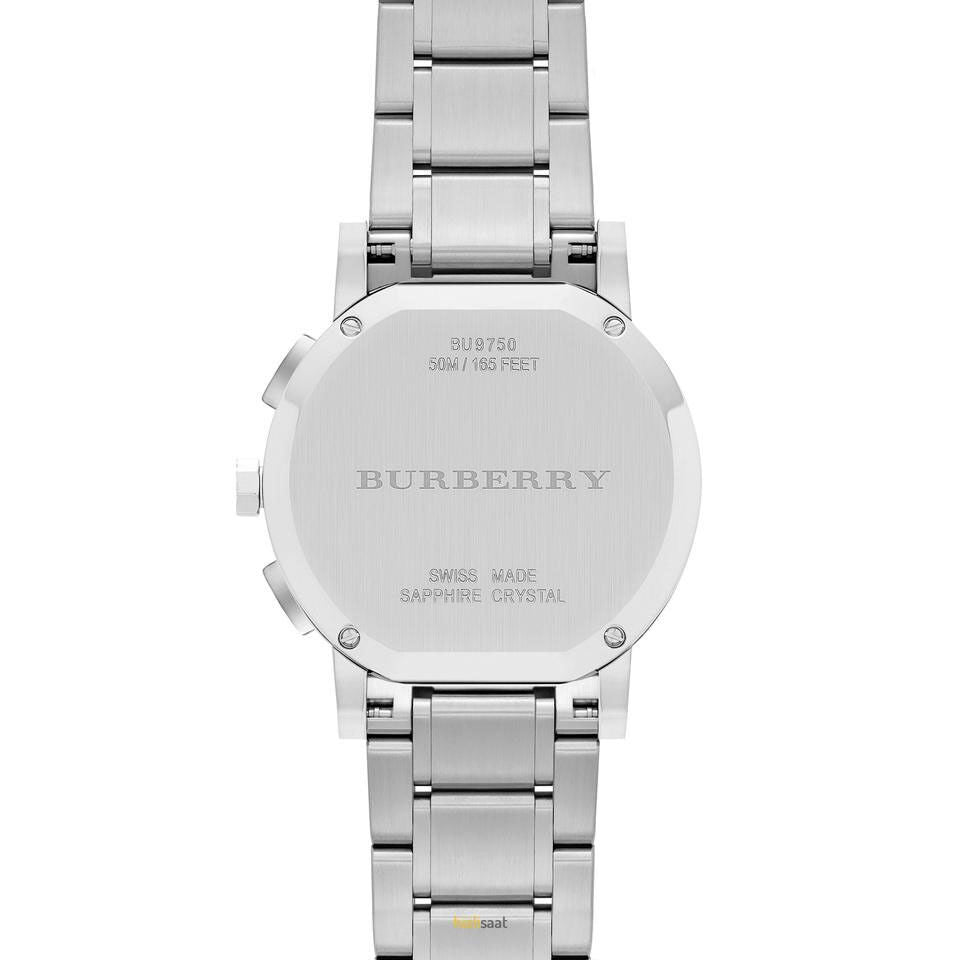 Burberry The City White Dial Silver Steel Strap Watch for Men - BU9750