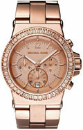 Michael Kors Dylan Rose Gold Dial Rose Gold Steel Strap Watch for Women - MK5412