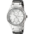 Guess Siren White Dial Silver Steel Strap Watch for Women - W0442L1