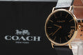 Coach Perry Black Dial Black Leather Strap Watch for Women - 14503333