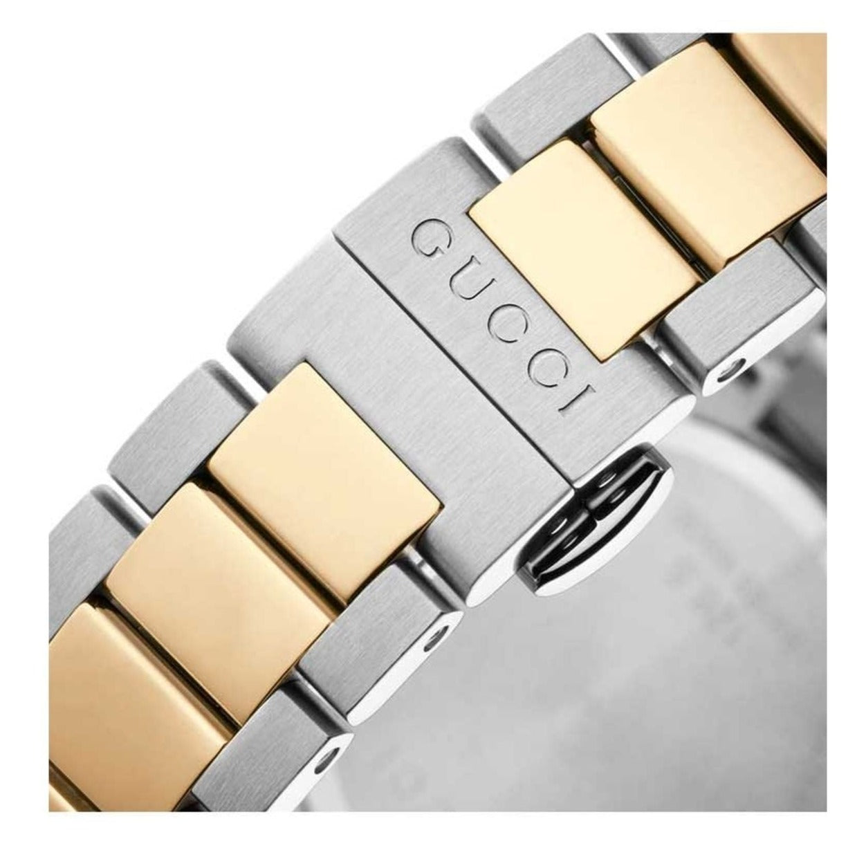 Gucci G Timeless Quartz Silver Dial Two Tone Steel Strap Watch For Women - YA126531