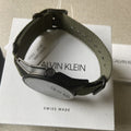 Calvin Klein Tone Green Dial Green NATO Strap Watch for Men - K7K514WL