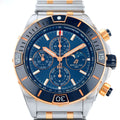 Breitling Super Chronomat 44 Four Year Calendar Blue Dial Two Tone Steel Strap Watch for Men - U19320161C1U1