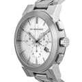 Burberry The City White Dial Silver Steel Strap Watch for Men - BU9750