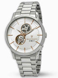 Maserati Tradizione Automatic White Dial Stainless Steel Watch For Men - R8823125001