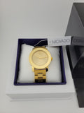 Movado Bold Yellow Gold Dial Yellow Gold Steel Strap Watch For Women - 3600085