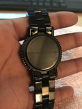 Marc Jacobs Marci Black Dial Black Ion Plated Stainless Steel Dial Watch for Women - MBM3193