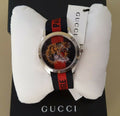 Gucci G Timless Le Marche Des Merveilles Blue Red Dial Blue Red Nylon Strap Unisex Watch  - YA126495