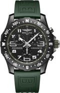 Breitling Endurance Pro Black Dial Green Rubber Strap Watch for Men - X82310D31B1S1