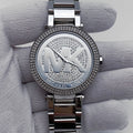 Michael Kors Parker Silver Dial Silver Steel Strap Watch for Women - MK5925