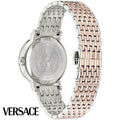 Versace Virtus Quartz White Dial Two Tone Steel Strap Watch for Women - VEHC00519