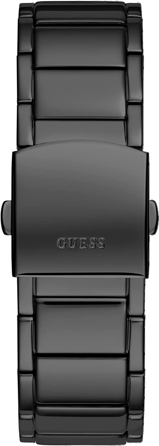 Guess Trend Black Dial Black Steel Strap Watch for Men - GW0387G3