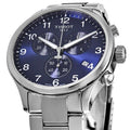 Tissot T Sport Chrono XL Classic Blue Dial Silver Steel Strap Watch For Men - T116.617.11.047.01