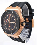 Audemars Piguet Royal Oak Offshore Chronograph Black Dial Black Rubber Strap Watch for Men - 26401RO.OO.A002CA.02