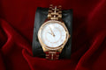 Michael Kors Lauryn Mother of Pearl Dial Rose Gold Steel Strap Watch for Women - MK3716