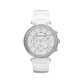 Michael Kors Parker White Dial White Ceramic Strap Watch for Women - MK5654