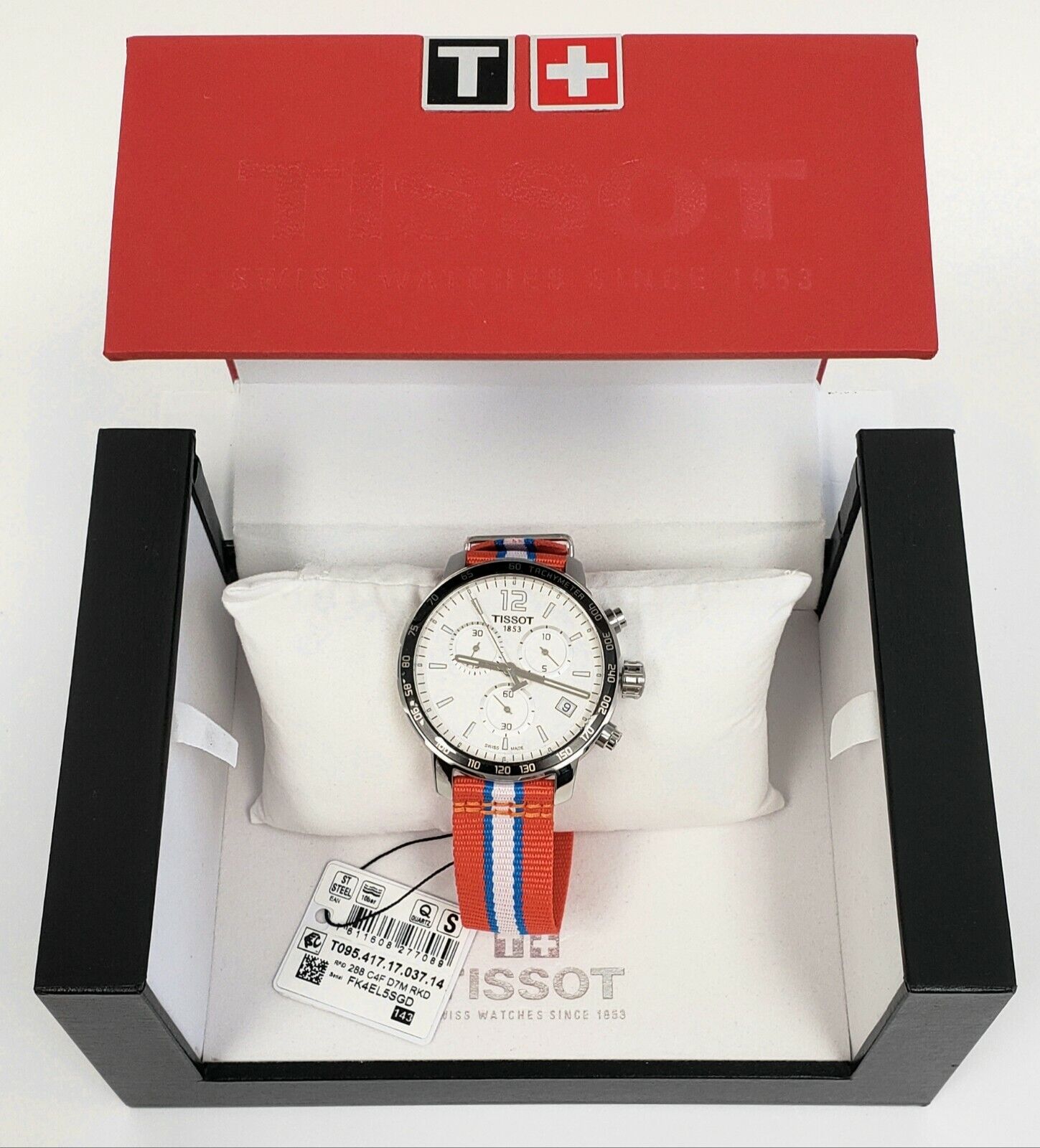 Tissot Quickster Chronograph NBA Oklahoma City Thunder Watch For Men - T095.417.17.037.14