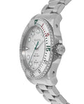 Gucci Dive Quartz White Dial Silver Steel Strap Watch For Men - YA136336