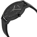 Calvin Klein City Quartz Black Dial Black Leather Strap Watch for Men - K2G2G4C1