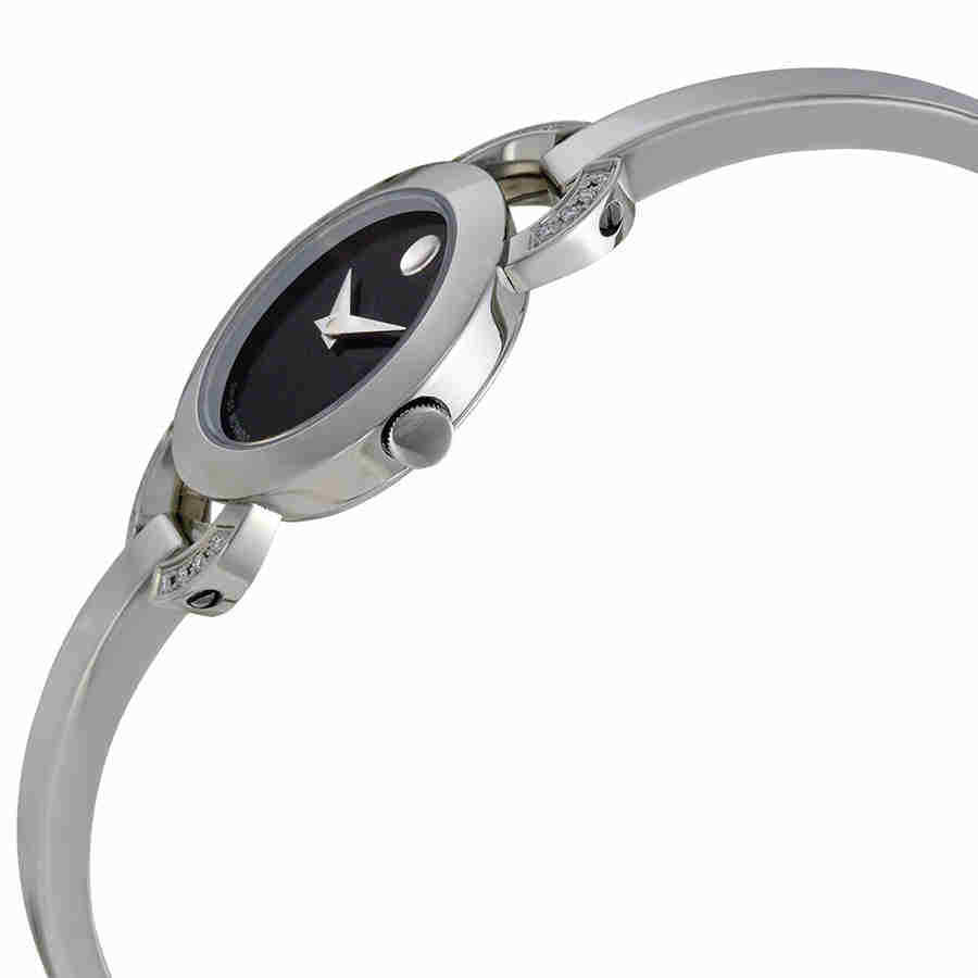 Movado Rondiro 22mm Diamond Stainless Steel Watch For Women - 0606798