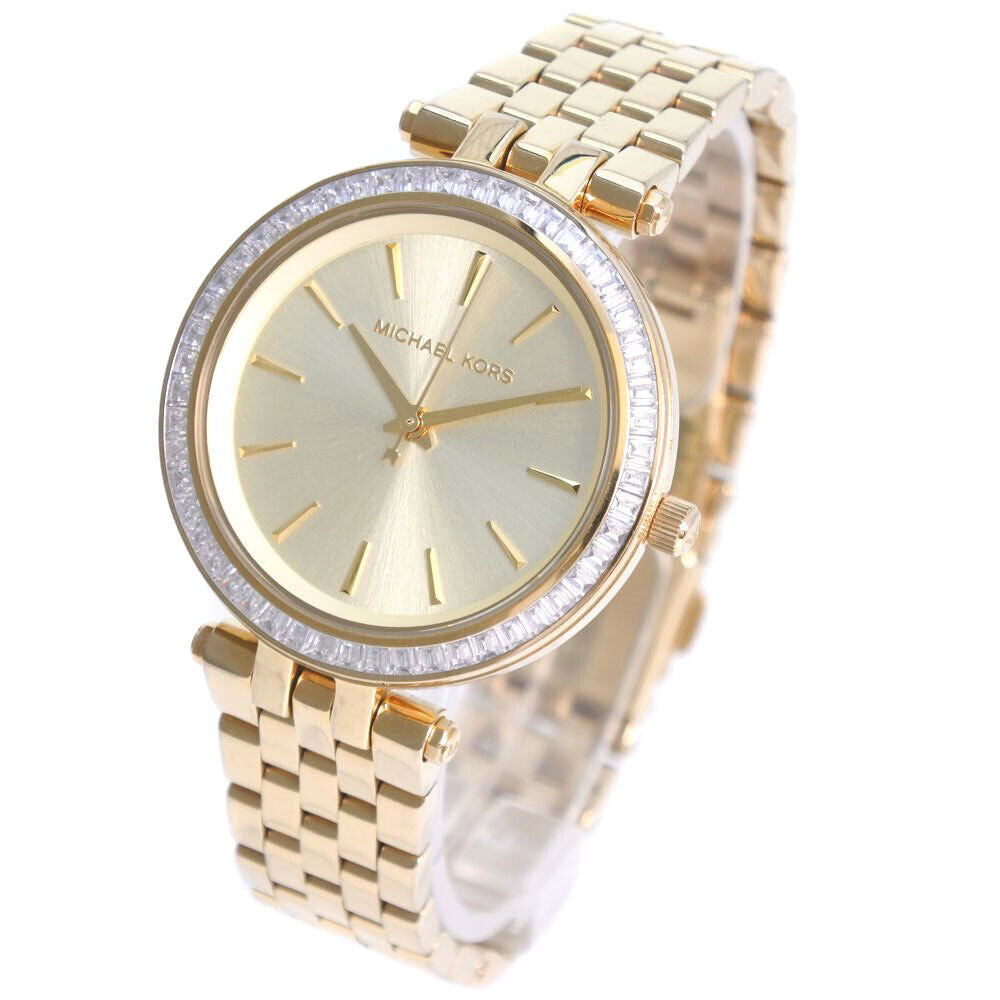 Michael Kors Darci Gold Dial Gold Steel Strap Watch for Women - MK3365