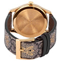 Gucci G Timeless Bee Motif Quartz Brown Dial Brown Leather Strap Watch For Men - YA1264068