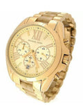 Michael Kors Bradshaw Gold Dial Gold Steel Strap Watch for Women - MK5722