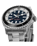 Breitling Superocean Automatic 44mm Blue Dial Silver Steel Strap Watch for Men - A17376211C1A1