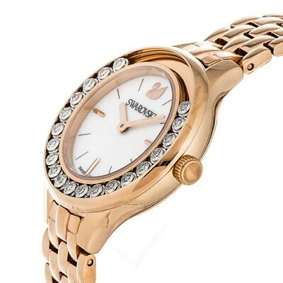 Swarovski Lovely Crystals Mother of Pearl Dial Rose Gold Steel Strap Watch for Women - 5261496