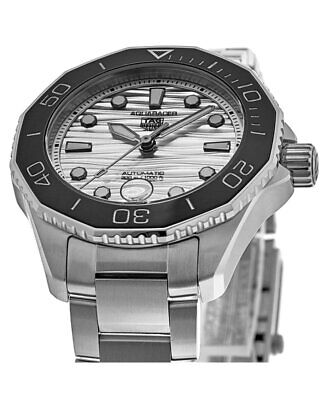 Tag Heuer Aquaracer Professional 300 Automatic White Dial Silver Steel Strap Watch for Men - WBP231C.BA0626