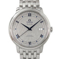 Omega De Ville Prestige Co-Axial Grey Dial Silver Steel Strap Watch for Men - 424.10.40.20.06.002