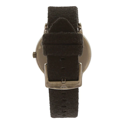 Emporio Armani Luigi Analog Brown Dial Black Leather Strap Watch For Men - AR11156