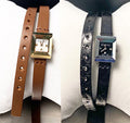Gucci G-Frame Black Leather Watch For Women - YA128526