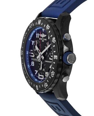 Breitling Endurance Pro Black Dial Blue Rubber Strap Watch for Men - X82310D51B1S1