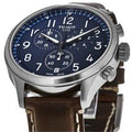 Tissot Chrono XL Vintage Blue Dial Brown Leather Strap Watch For Men - T116.617.16.042.00