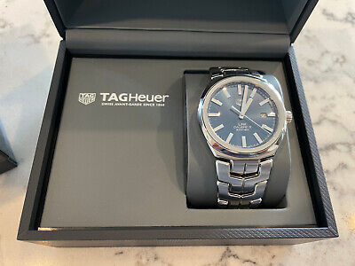 Tag Heuer Link Automatic Blue Dial Silver Steel Strap Watch for Men - WBC2112.BA0603