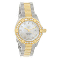 Tag Heuer Aquaracer Quartz Diamonds Mother of Pearl Dial Two Tone Steel Strap Watch for Women - WBD1423.BB0321