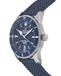 Breitling Superocean Heritage B20 Automatic 46 Blue Dial Blue Mesh Bracelet Watch for Men - AB2020161C1S1