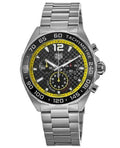 Tag Heuer Formula 1 Chronograph Black Dial Silver Steel Strap Watch for Men - CAZ101AC.BA0842