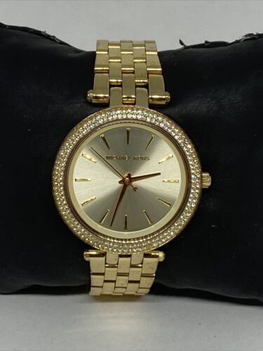 Michael Kors Darci Gold Dial Gold Steel Strap Watch for Women - MK3430