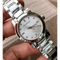 Burberry The City Silver Dial Silver Steel Strap Watch for Women - BU9213