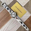 Burberry The City Silver Dial Brown Leather Strap Watch for Women - BU9136