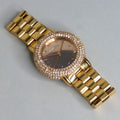 Marc Jacobs Marci Crystal Rose Gold Dial Rose Gold Stainless Steel Strap Watch for Women - MBM3192