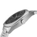 Gucci GG2570 Quartz Diamonds Black Dial Silver Steel Strap Watch For Women - YA142404